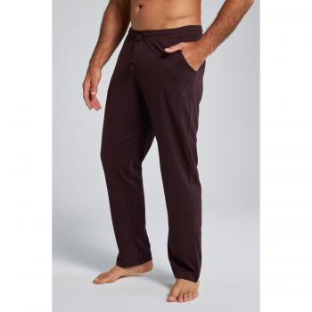 JP1880 Brown Plus Size Sleep Lounge Pants for Men, 6XL, with Pockets