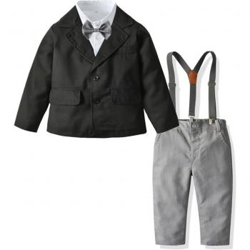 Boys' Dressy Blazer, Shirt, and Pants Combo