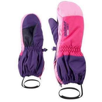 Ziener 8‑Year‑Old Male Mittens – Dark Purple Levi As
