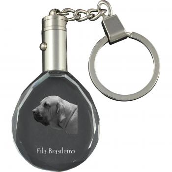 Fila Brasileiro Dog Crystal Pendant