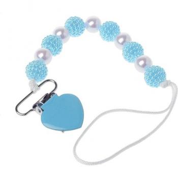 Handcrafted Pearl Princess Pacifier Clip