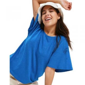 T‑shirt femminile Roxy Tim con Albero di Palma