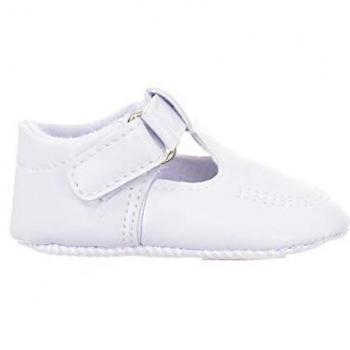 Sneakers bébé anti-dérapantes, auto-adhésifs – LPG25208 Blanc