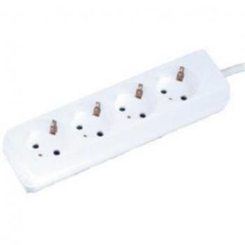 Base 4 Prese con Messa a Terra 3 mts Electro Dh 36.220/3
