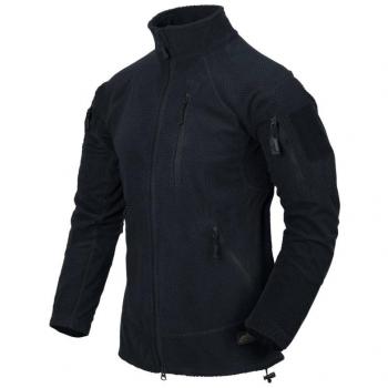 Alpha Grid Fleece Jacket Navy XL