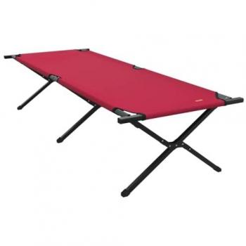 Cama de Camping Roja con Bolsa de Transporte