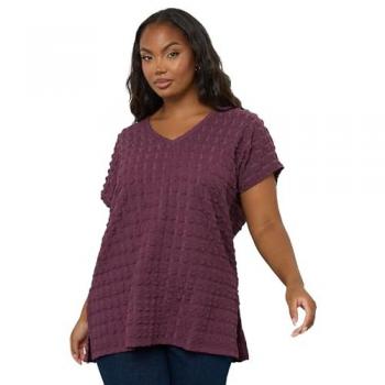 Curved Pink Puff T‑Shirt