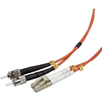 CABLE FIBRA ÓPTICA DUPLEX LC/ST 10 MT