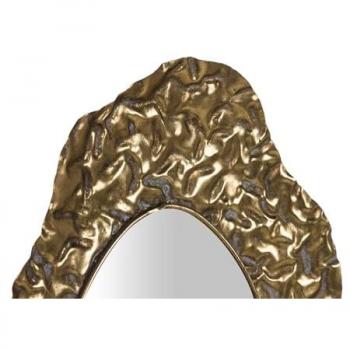Espejo Elegante Metal Dorado 42x3x74 Cm