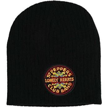 Lonely Hearts Club Band Black Beanie Hat (Beatles)