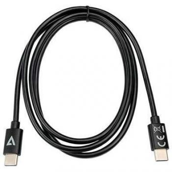 Cable USB C V7 V7USB2C-1M Negro