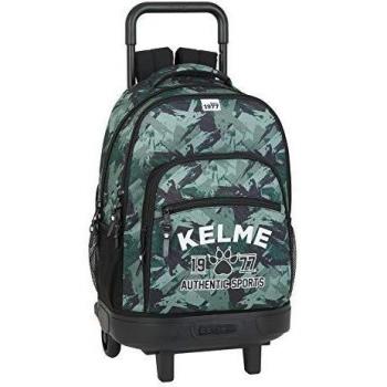 Safta Mochila con Carro Incluido y Espalda Acolchada, Kelme Multicolor