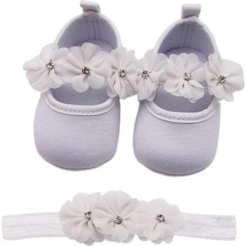 Petit Éclat Floral : Bandeau & Chaussures