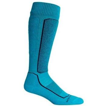 Frostschutz-Merinosocken Arctic Teal – Herren, mittelhoch