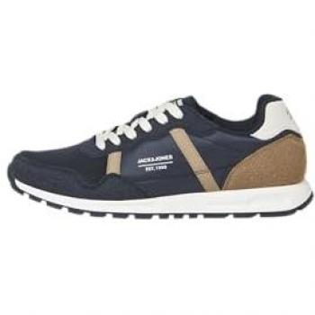Jack & Jones Sneaker Combo JFWHARROW Azul Marino con Detalles Beige