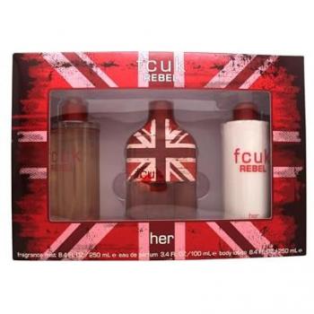 Rebel For Her by FCUK 100ml EDT & Lotion Set