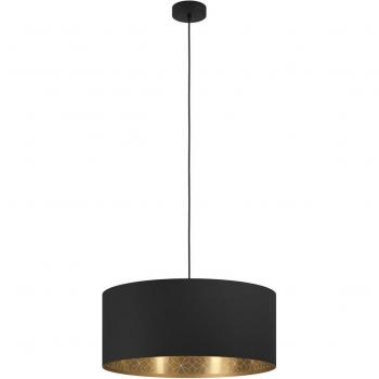 EGLO Zaragoza 53 cm Black and Gold Pendant Light 1-Bulb