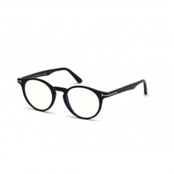 Unisex Tom Ford Black Acetate Glasses – 48 mm FT5557-B