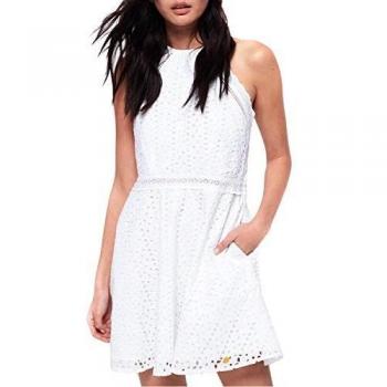 Abito Bianco Donna L Teagan Superdry