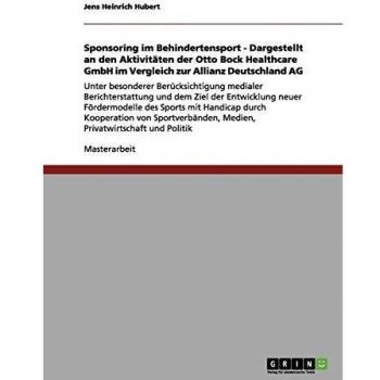 Sponsoring im Behindertensport