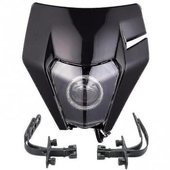 Faro LED Negro para Motocicleta KTM EXC/SXF/XC/XCW