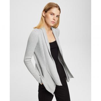 Cárdigan de mujer Esprit abierto en gris