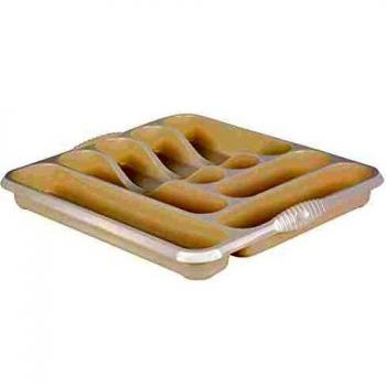 Soft Cream Cutlery Drawer Tidy
