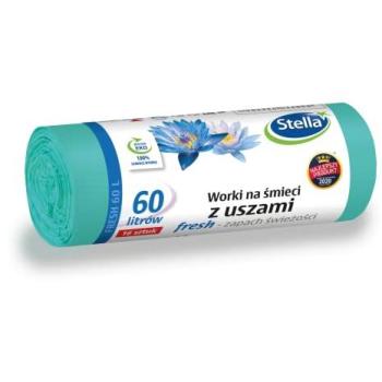 Stella Trash Bags FRESH 60L, sacchetti con manico, profumo fresco, confezione 16 pezzi