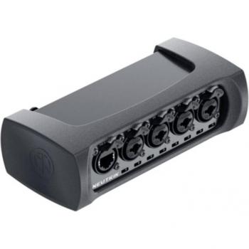StageBox Pro NA‑4I4O‑AES72 (Black) – 4‑Channel XLR + Ethernet