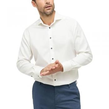 Eterna Langarmhemd MODERN FIT in beige, Größe 42