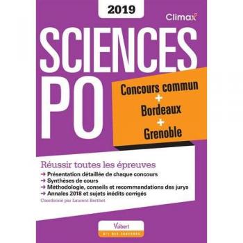 Climax Concours Sciences Po : Concours commun + Bordeaux + Grenoble