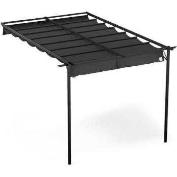 Pergola Blumfeldt Pantheon Wall 3x4 m Résistante aux Intempéries