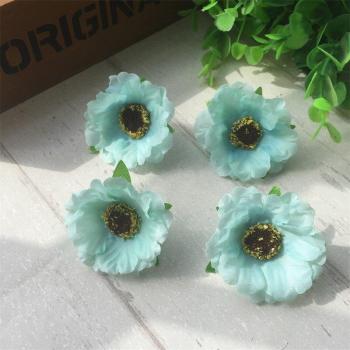 4Cm Artificial Cherry Blossom & Rose Flower Heads