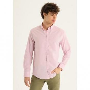 Lois Jeans Camicia rosa lunga 1076 M