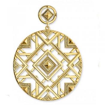 Thomas Sabo Damen Ohrspange „Afrika Ornament“ – Vergoldet H1929‑413‑39