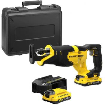 Sierra de Sable Stanley V20 18V, Batería 2 × 2 Ah – Modelo SFMCs310D2K