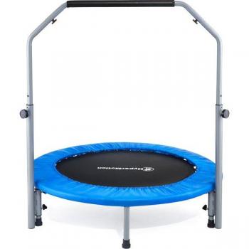 Trampoline HyperMotion avec 36 ressorts et 6 pieds, diamètre 96 cm