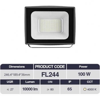 Spot LED 100W KOSOOM Haute Luminosité