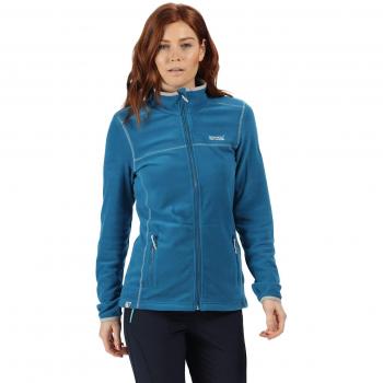 Regatta Floreo II Symmetry Mujer Forro Polar con Cremallera Completa Talla 8 Color Azul Petróleo