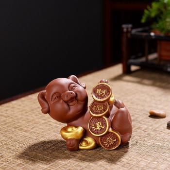Lucky Pig Tea Ceremony Decoration