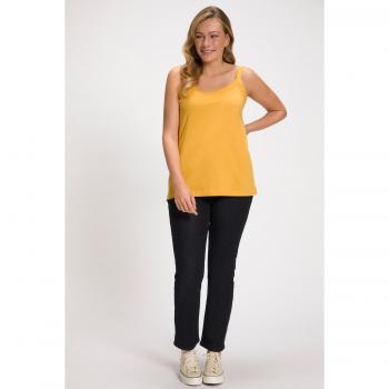 Top essenziale smanicato in jersey di modal, Donna, Arancione, Taglia: 56/58