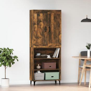 Smoked Oak Highboard by VidaXL