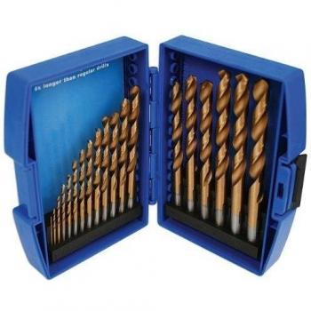 Laser Tools 4004 19 Piece Titanium Coated Drill Set