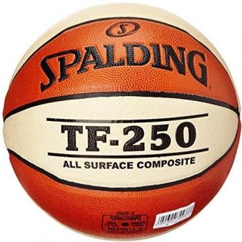 Spalding TF250 DBB Basketball, Orange/Weiß – Größe 6