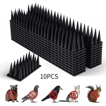 Ymyny Pic Noir Anti Pigeon – Ensemble 20 piques pour balcons et jardins