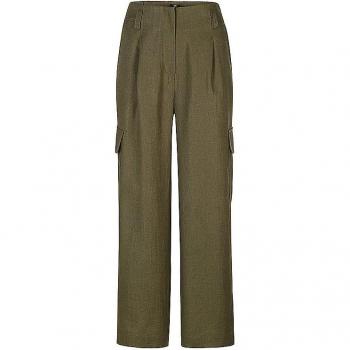Riani Cargohose in Oliv, Weit, Größe 46