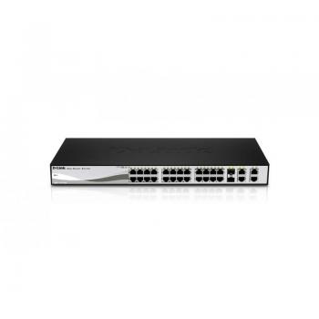 Des 1210 de D-Link: Switch Gestionado 24×10/100 y 2 SFP Gigabit