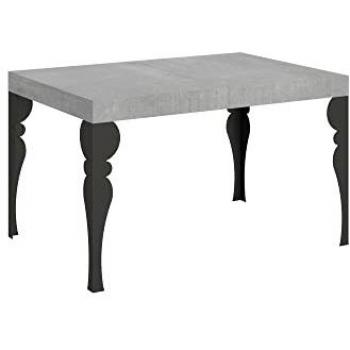 Table Extensible Paxon en Ciment 90x130/390 cm Anthracite