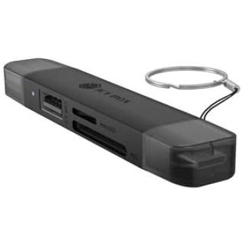 IB‑CR203‑CU3 – 3‑in‑1 Kartenleser mit USB‑C Anschluss