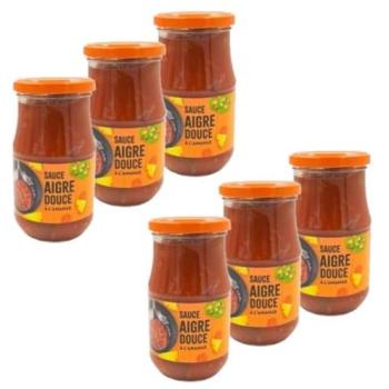 Set 6 bocal(s) de sauce aigre-douce 350 g – Agidra